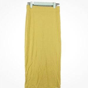 Forever 21 Yellow Pencil Skirt